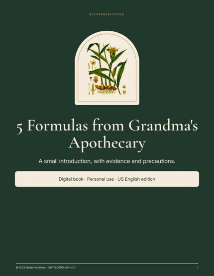 5 Formulas from Grandma's Apothecary