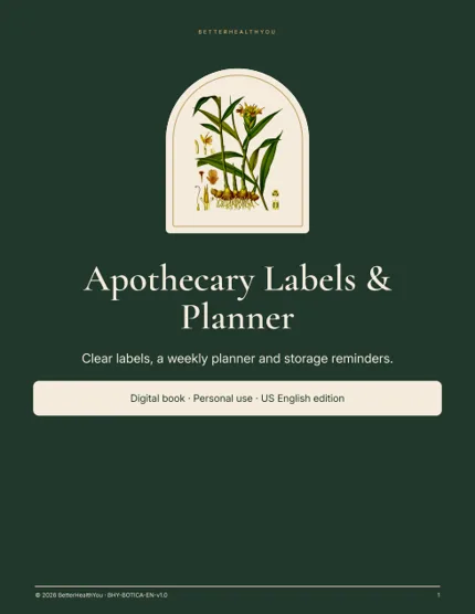 Apothecary Labels & Planner