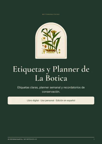 Etiquetas y Planner de La Botica